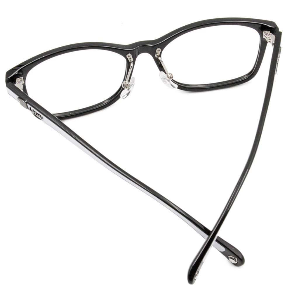 ❰台灣設計師聯名❱_LAIMO系列｜詼諧來貘 長方框眼鏡｜霧黑白