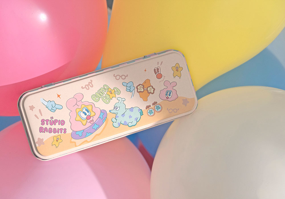 ❰台灣設計師聯名❱_KINGJUN系列｜病毒花也很可愛 多邊框眼鏡 ｜深透灰