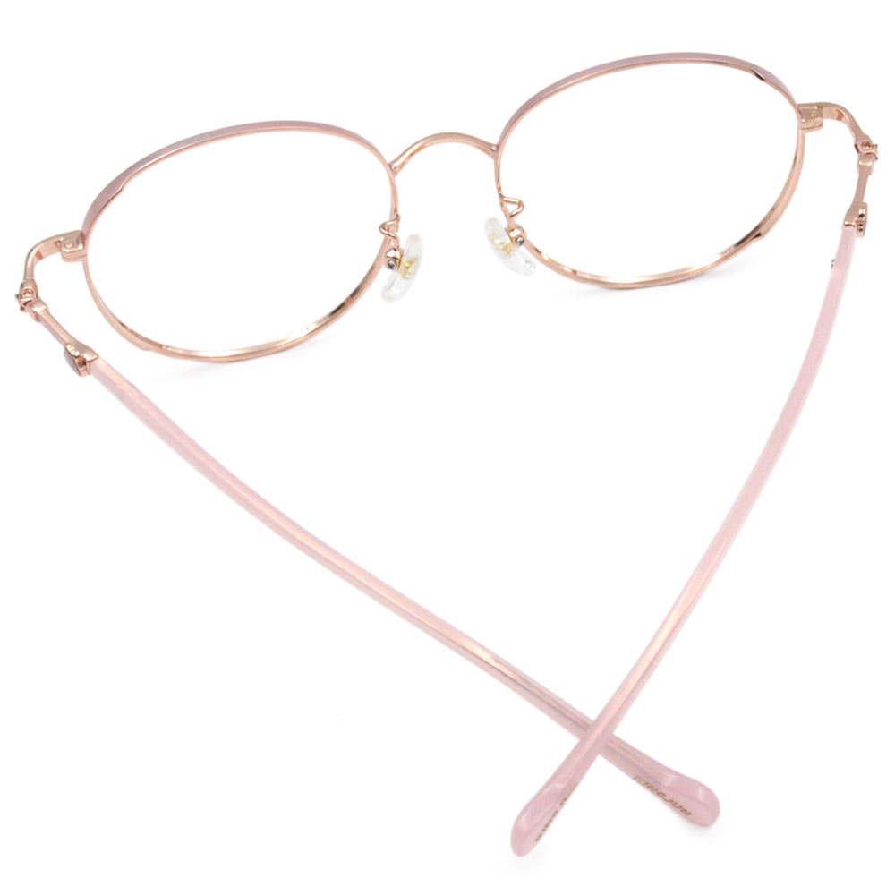 ❰台灣設計師聯名❱_KINGJUN系列｜蠢兔也很溫柔 圓框眼鏡 ｜溫柔粉