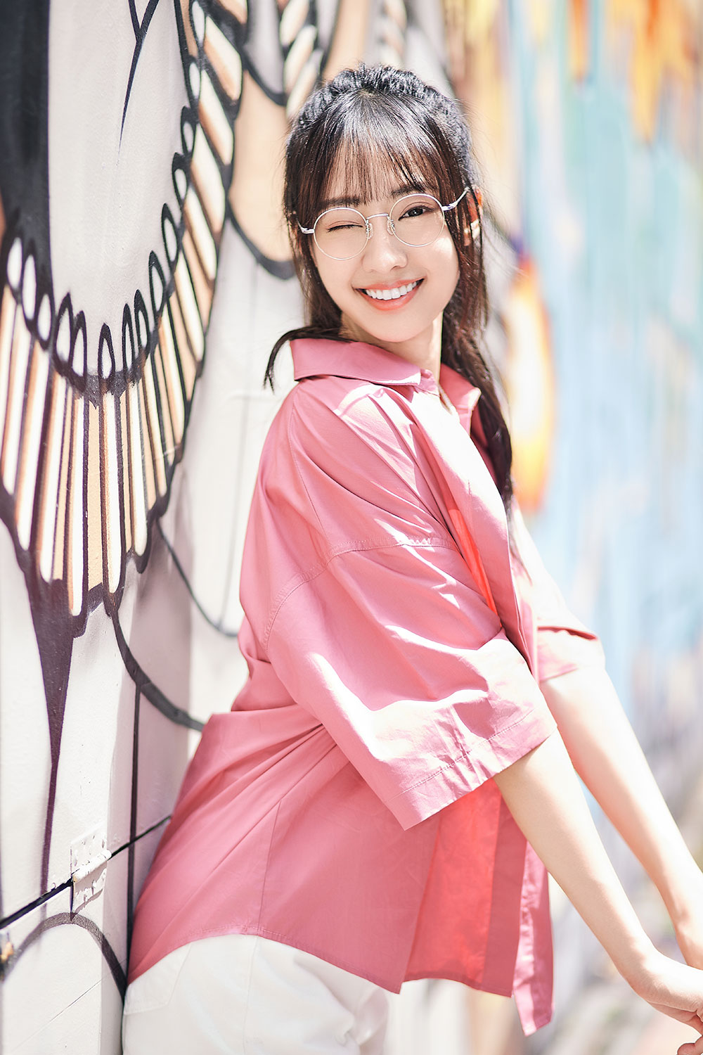 ❰台灣設計師聯名❱_小高潮色計事務所系列｜經典Logo 金銀邊 圓框眼鏡 ｜魅力金/銀