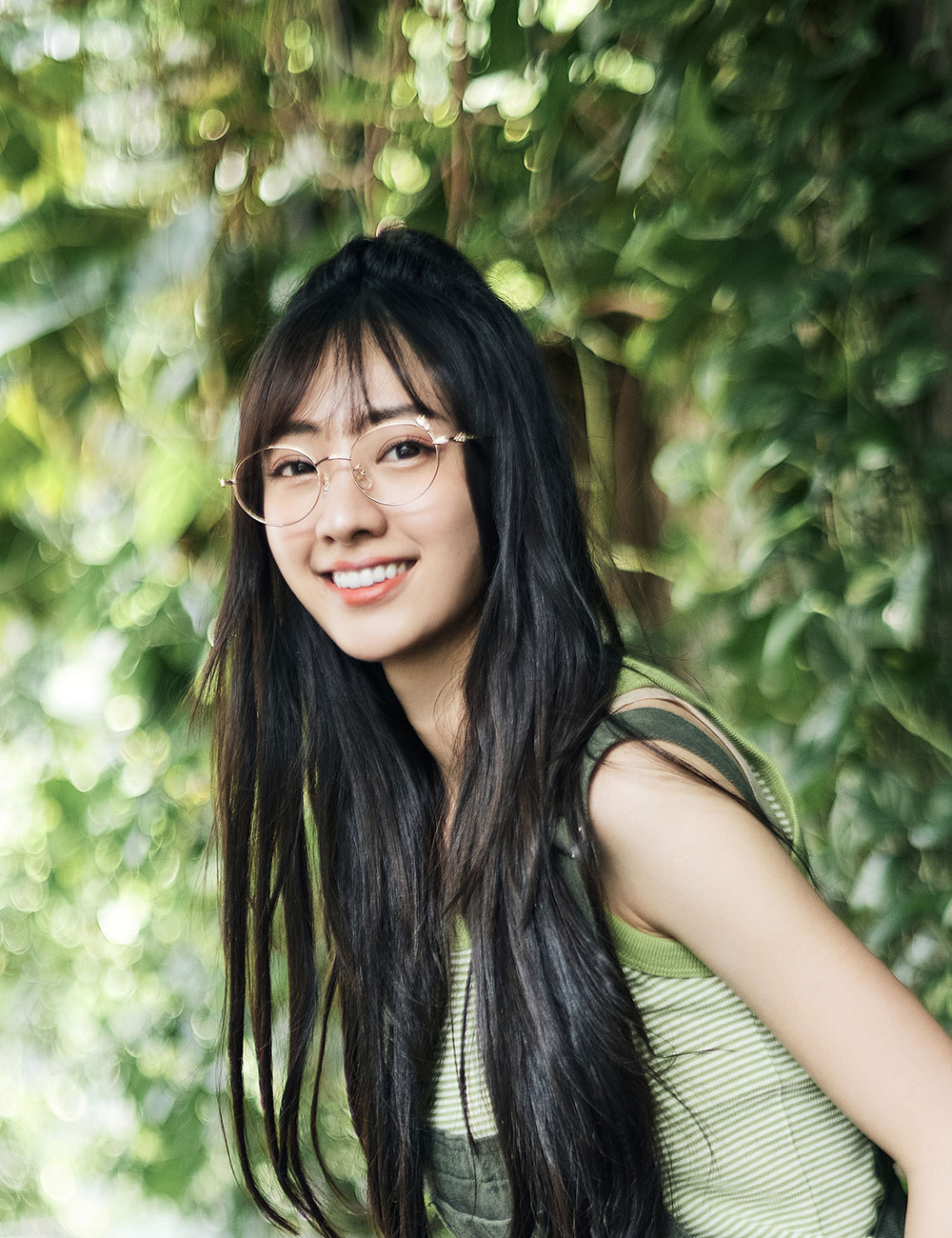 ❰台灣設計師聯名❱_包大山系列｜立體熊超人 橢圓框眼鏡 ｜抹茶綠