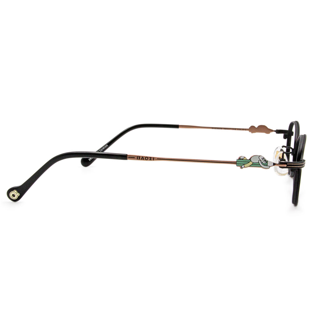 ❰台灣設計師聯名❱_包大山系列｜寫下生活 長方框眼鏡 ｜霧黑金