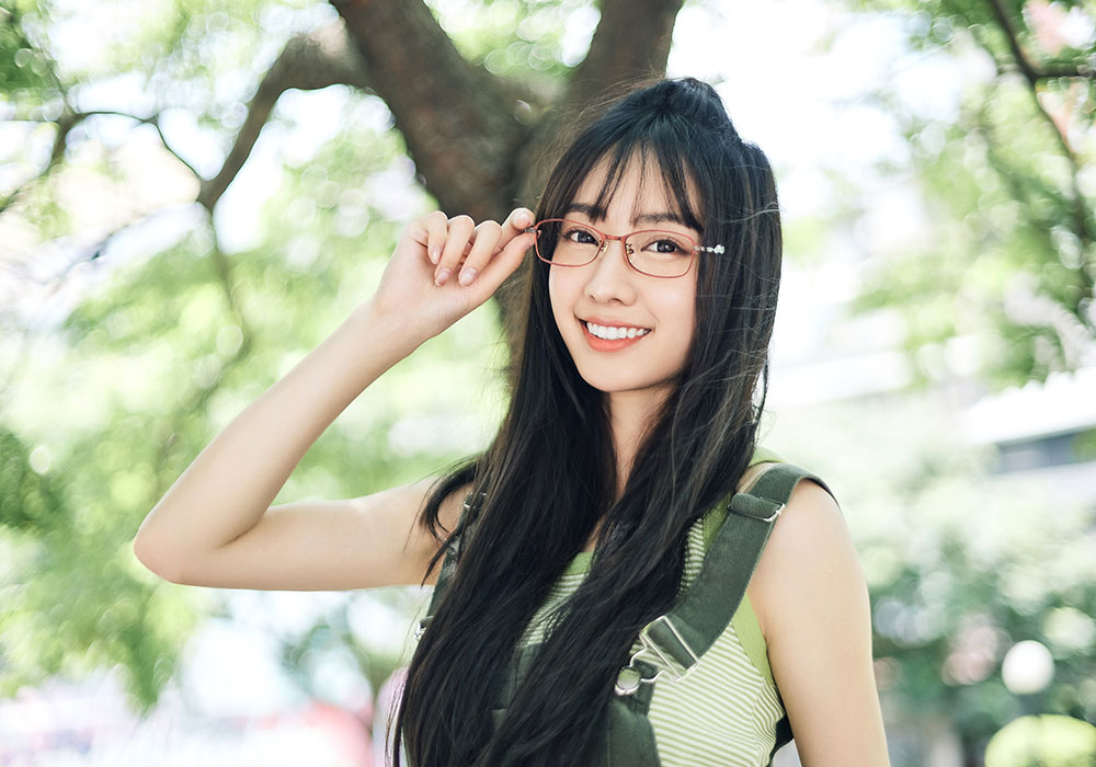 ❰台灣設計師聯名❱_包大山系列｜寫下生活 長方框眼鏡 ｜霧黑金