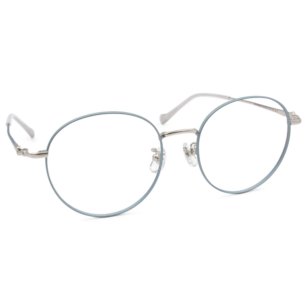 ❰台灣設計師聯名❱_包大山系列｜勇往直前 圓框眼鏡 ｜寶寶藍
