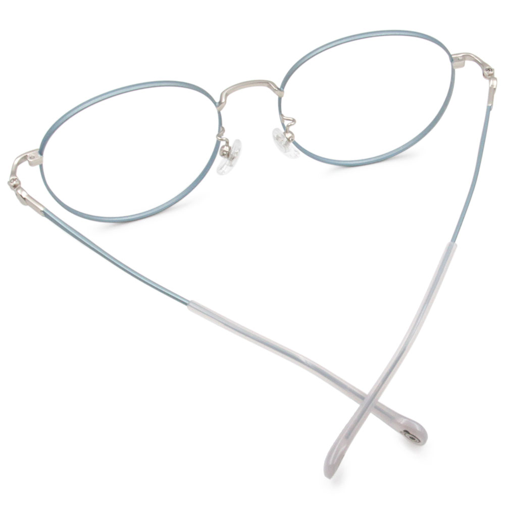 ❰台灣設計師聯名❱_包大山系列｜勇往直前 圓框眼鏡 ｜寶寶藍