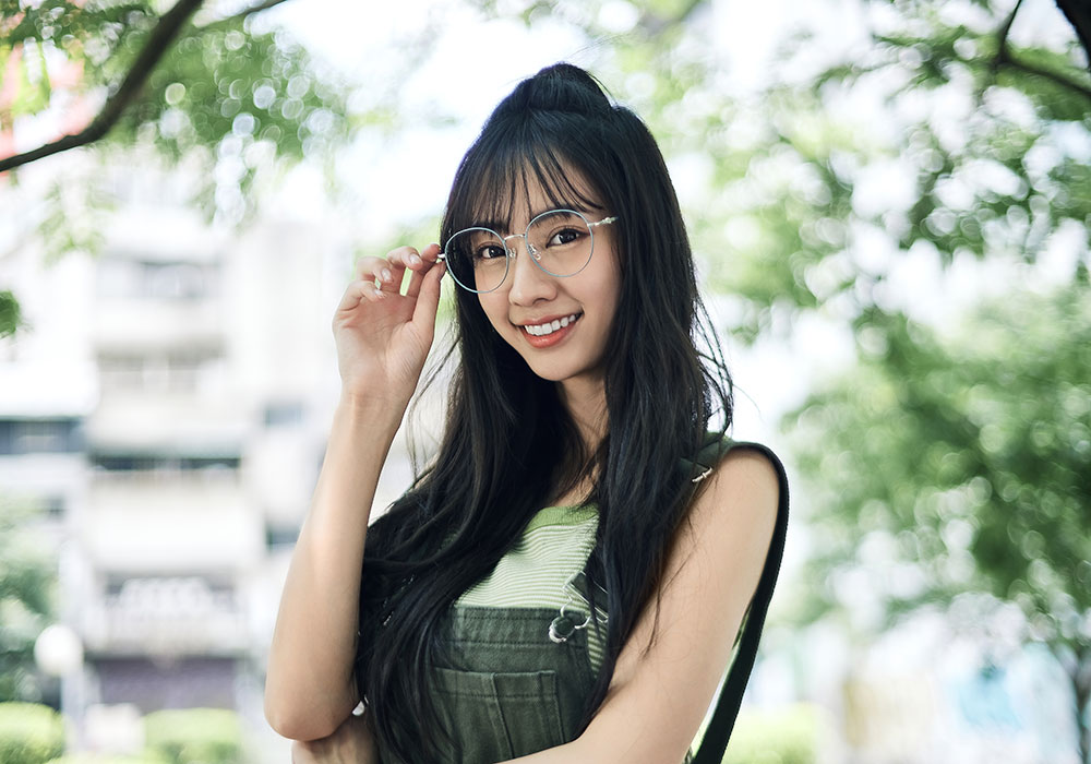 ❰台灣設計師聯名❱_包大山系列｜勇往直前 圓框眼鏡 ｜寶寶藍