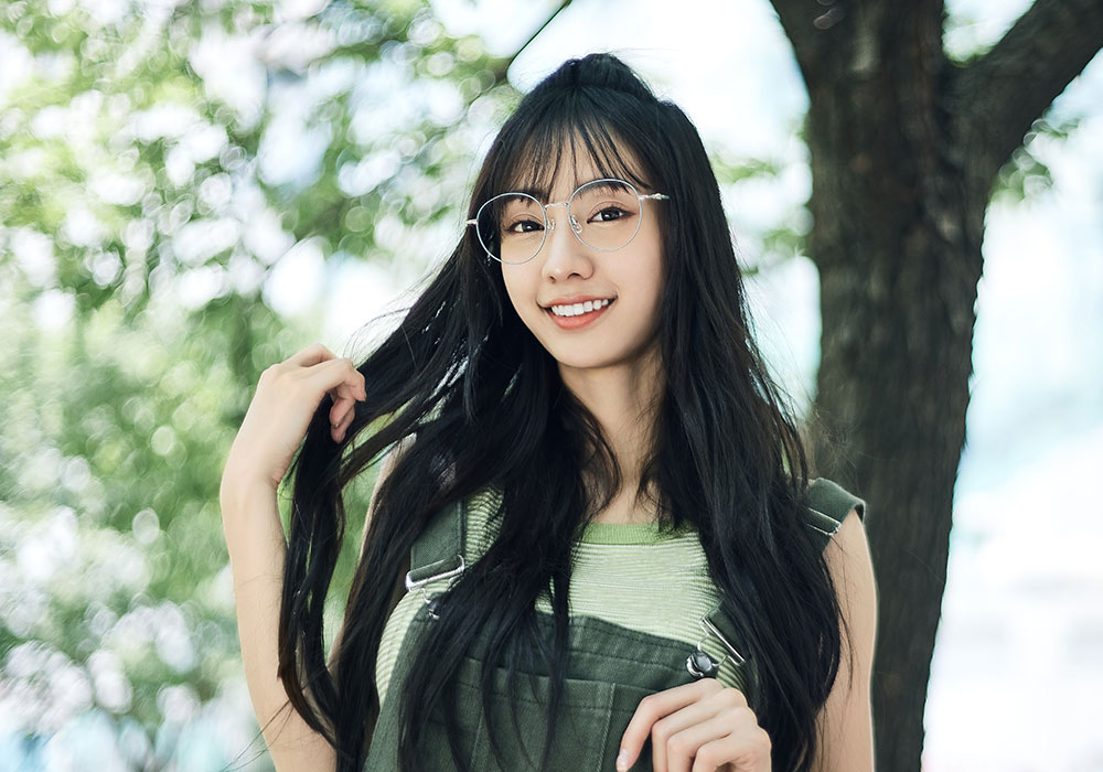 ❰台灣設計師聯名❱_包大山系列｜勇往直前 圓框眼鏡 ｜寶寶藍