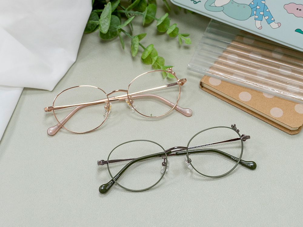 ❰台灣設計師聯名❱_包大山系列｜立體熊超人 橢圓框眼鏡 ｜抹茶綠