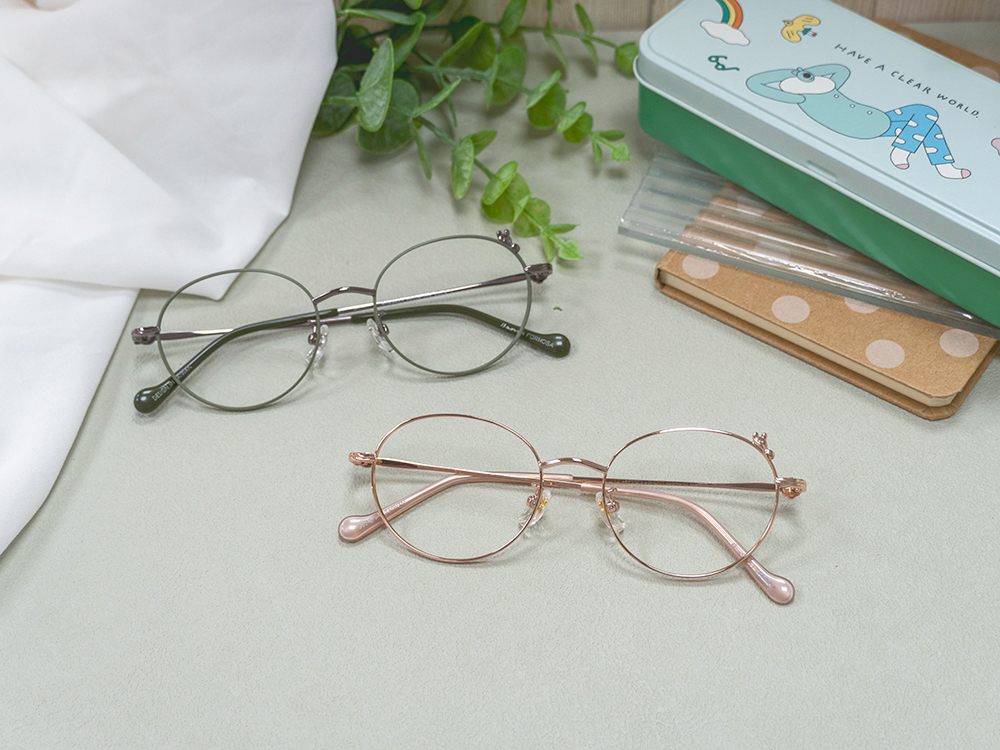 ❰台灣設計師聯名❱_包大山系列｜立體熊超人 橢圓框眼鏡 ｜抹茶綠