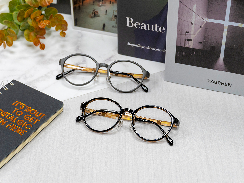 ❰台灣設計師聯名❱_LAIMO系列｜早安來貘 圓框眼鏡｜玄鐵灰