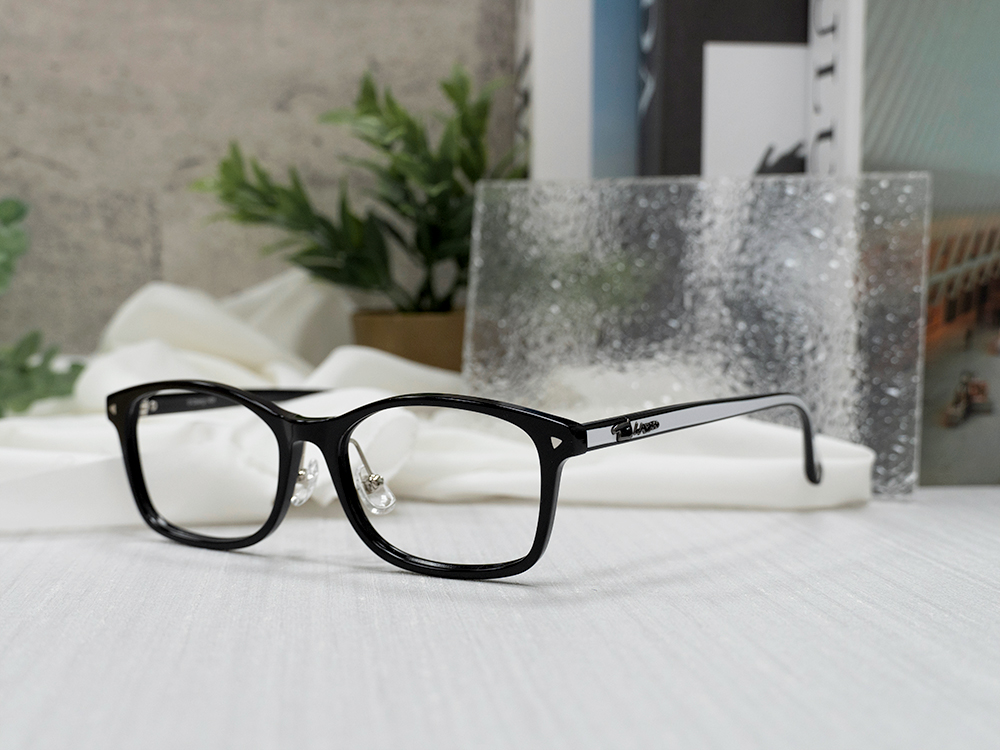 ❰台灣設計師聯名❱_LAIMO系列｜詼諧來貘 長方框眼鏡｜霧黑白