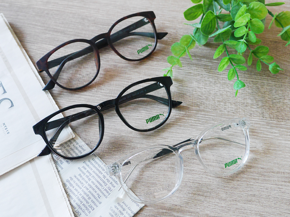 PUMA l 耀動感圓框眼鏡 玳瑁棕