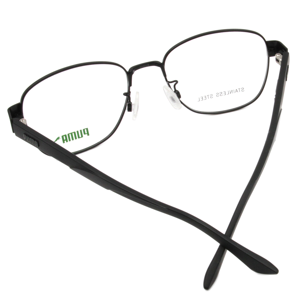 PUMA l 經典商業美學方框眼鏡 智慧黑