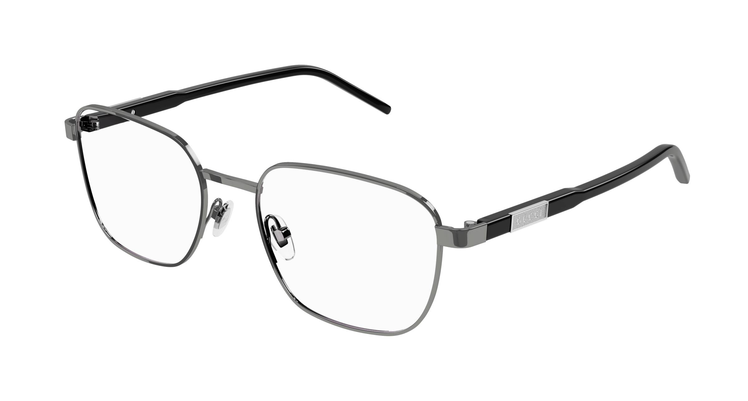 GUCCI | 現代款方框眼鏡 岩灰