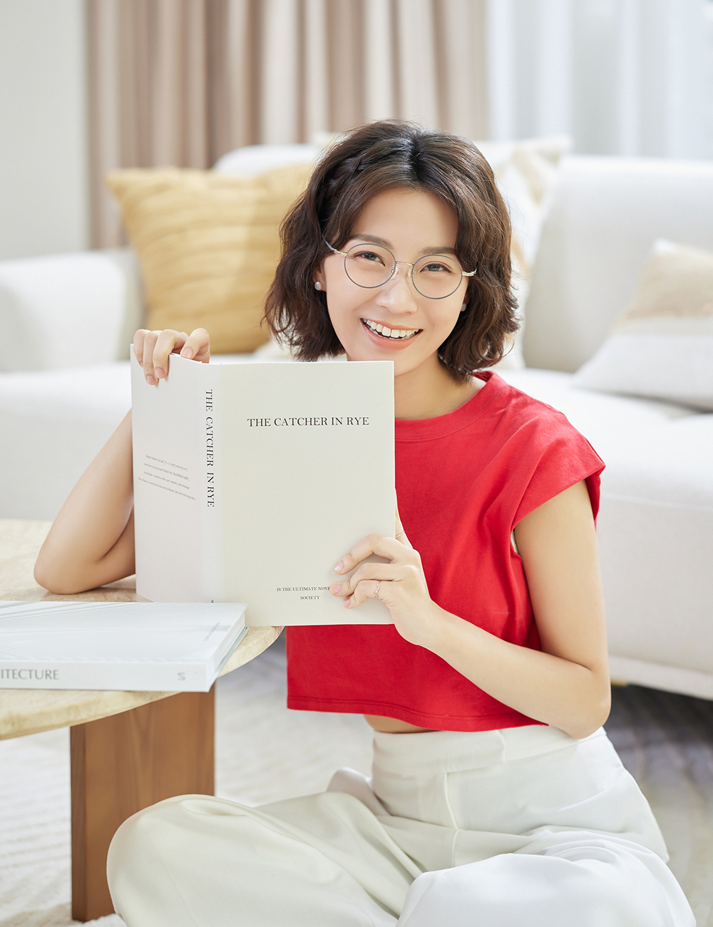 HELLO KITTY▪︎經典｜洛可可謬思 圓框眼鏡｜鐵灰色