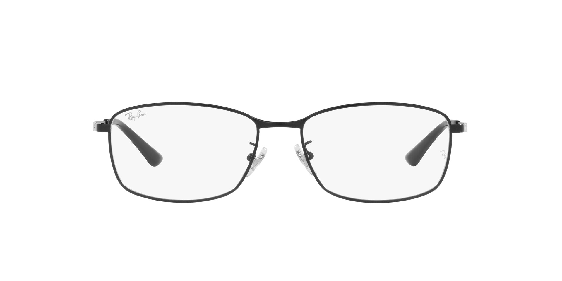 Ray Ban l 細緻質感長方框眼鏡 炭晶黑