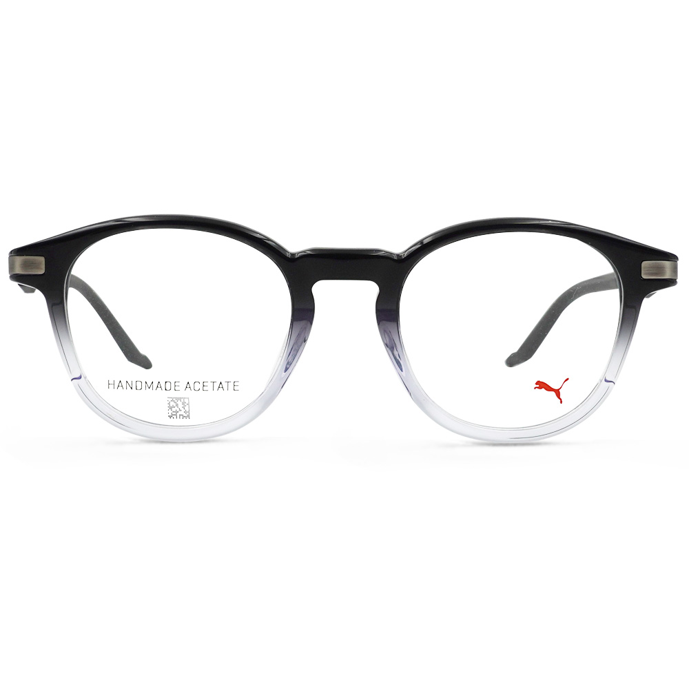 PUMA l 素顏神器多邊圓框眼鏡 清冷灰