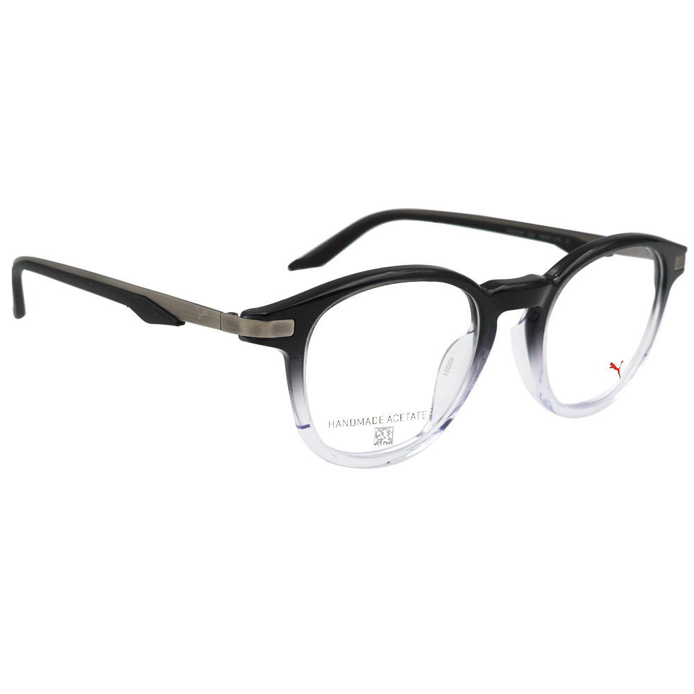 PUMA l 素顏神器多邊圓框眼鏡 清冷灰