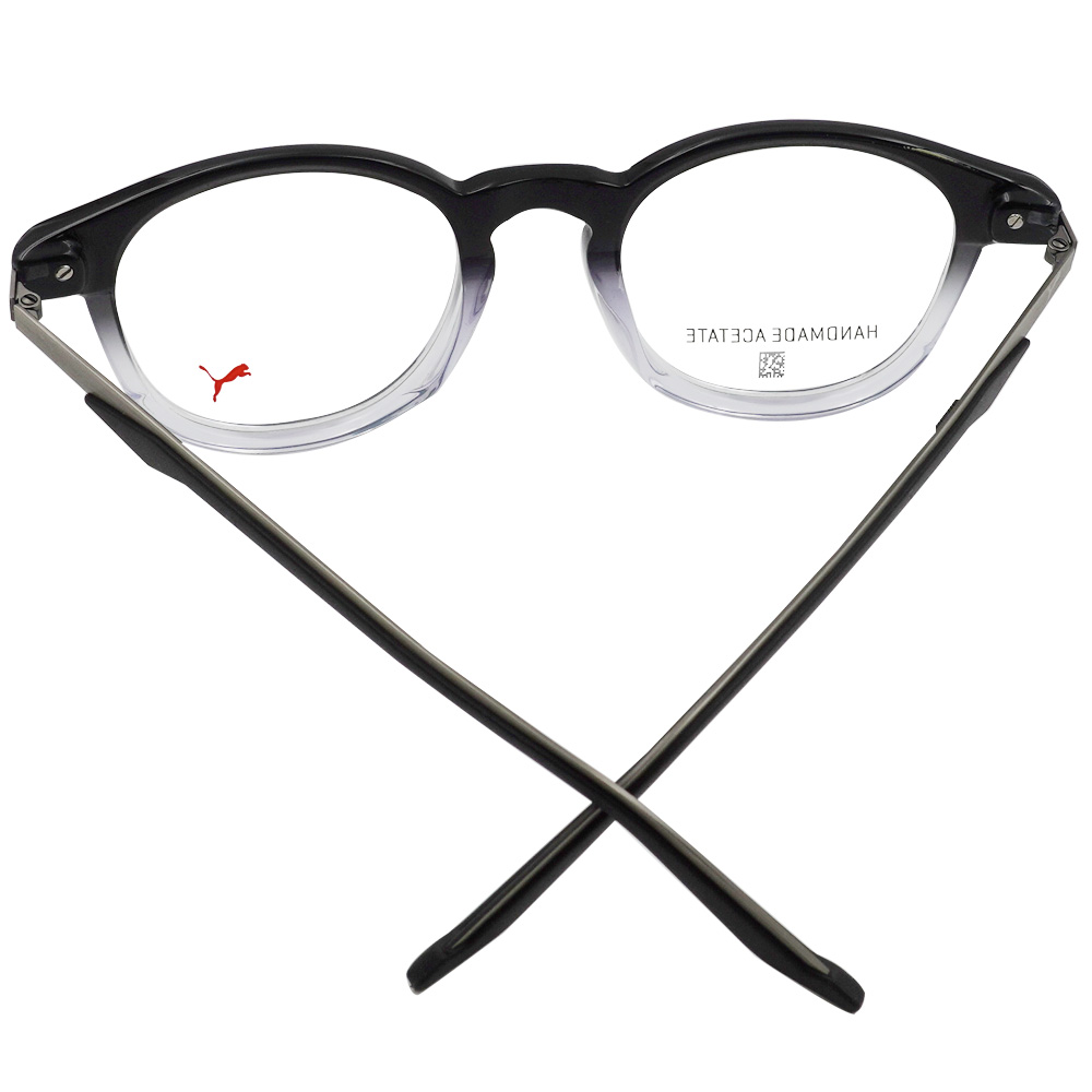 PUMA l 素顏神器多邊圓框眼鏡 清冷灰