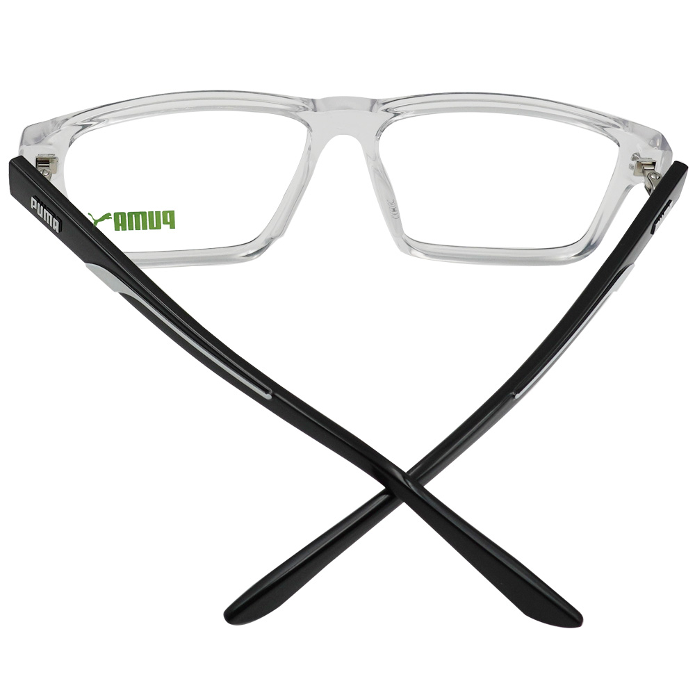 PUMA l 大方有型方框眼鏡 明亮透