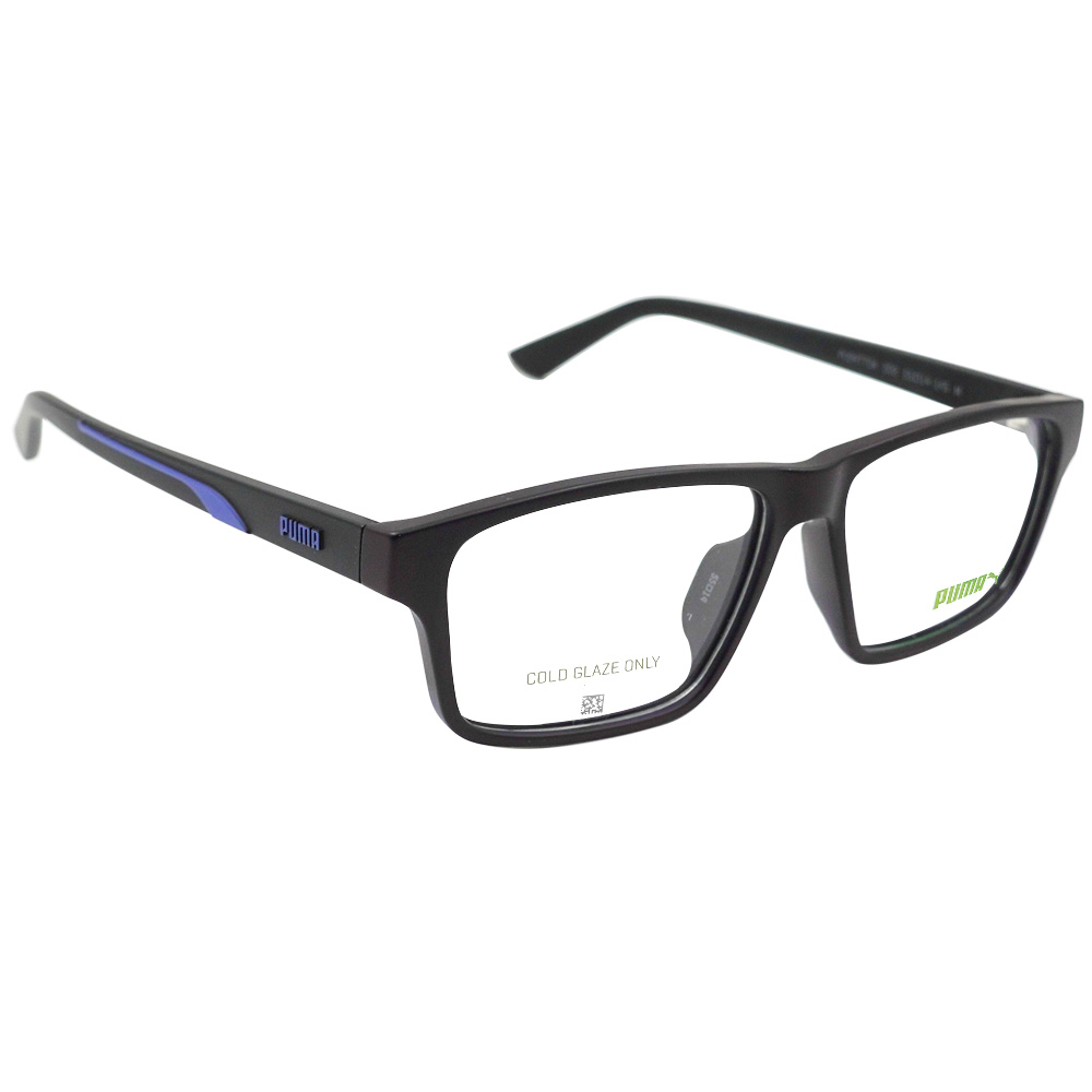 PUMA l 大方有型方框眼鏡 低調棕