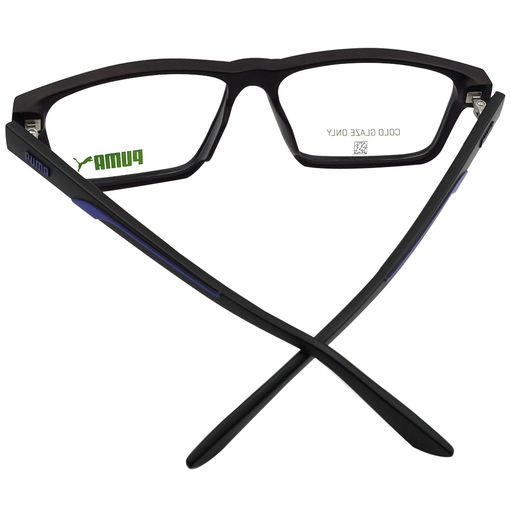 PUMA l 大方有型方框眼鏡 低調棕