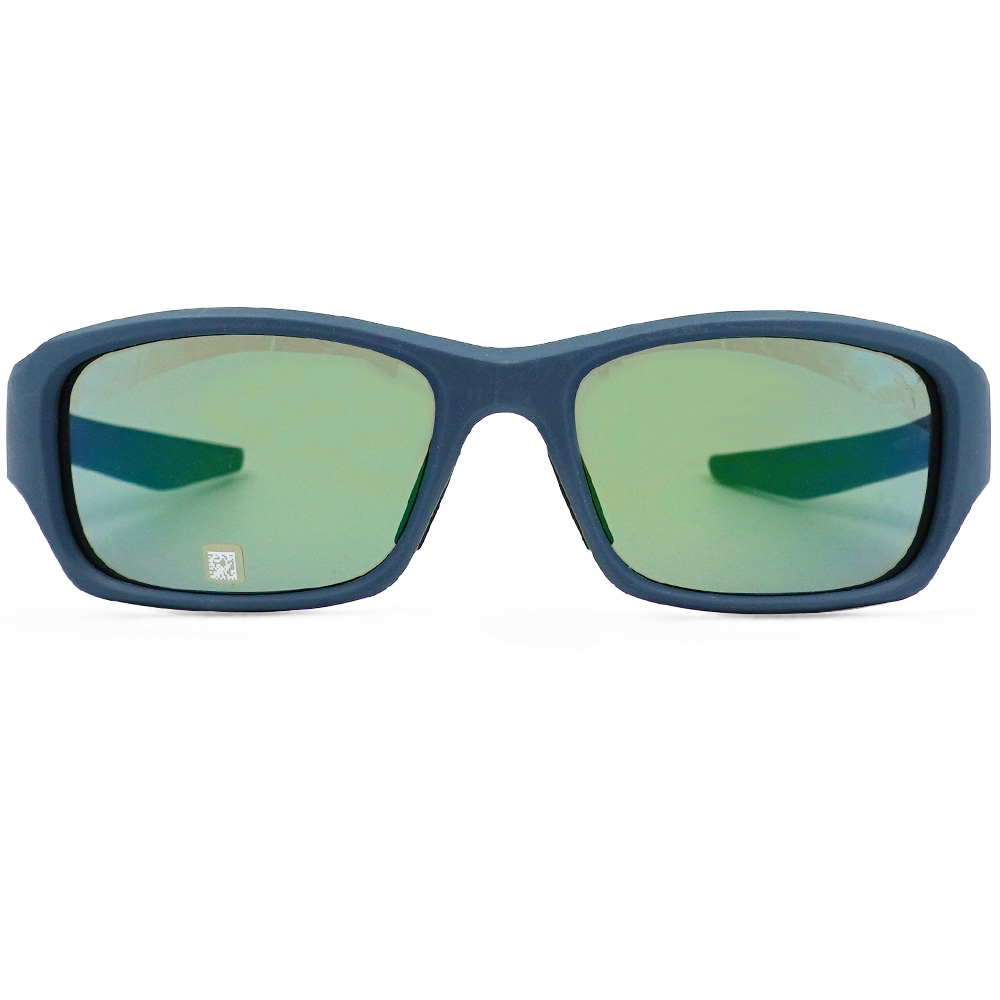 PUMA l 奔馳運動感長方框太陽眼鏡 霧面藍