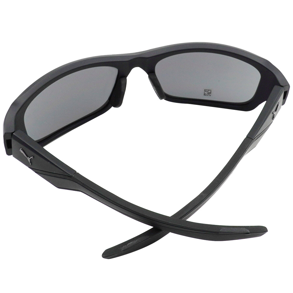 PUMA l 奔馳運動感長方框太陽眼鏡 幻影黑