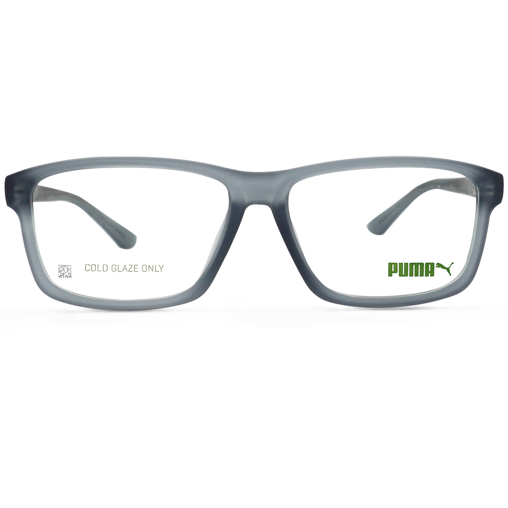 PUMA l 經典簡約方框眼鏡 質感灰