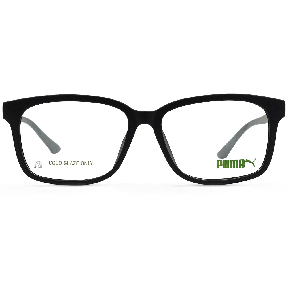 PUMA l 創意拚色方寬眼鏡 迷霧黑