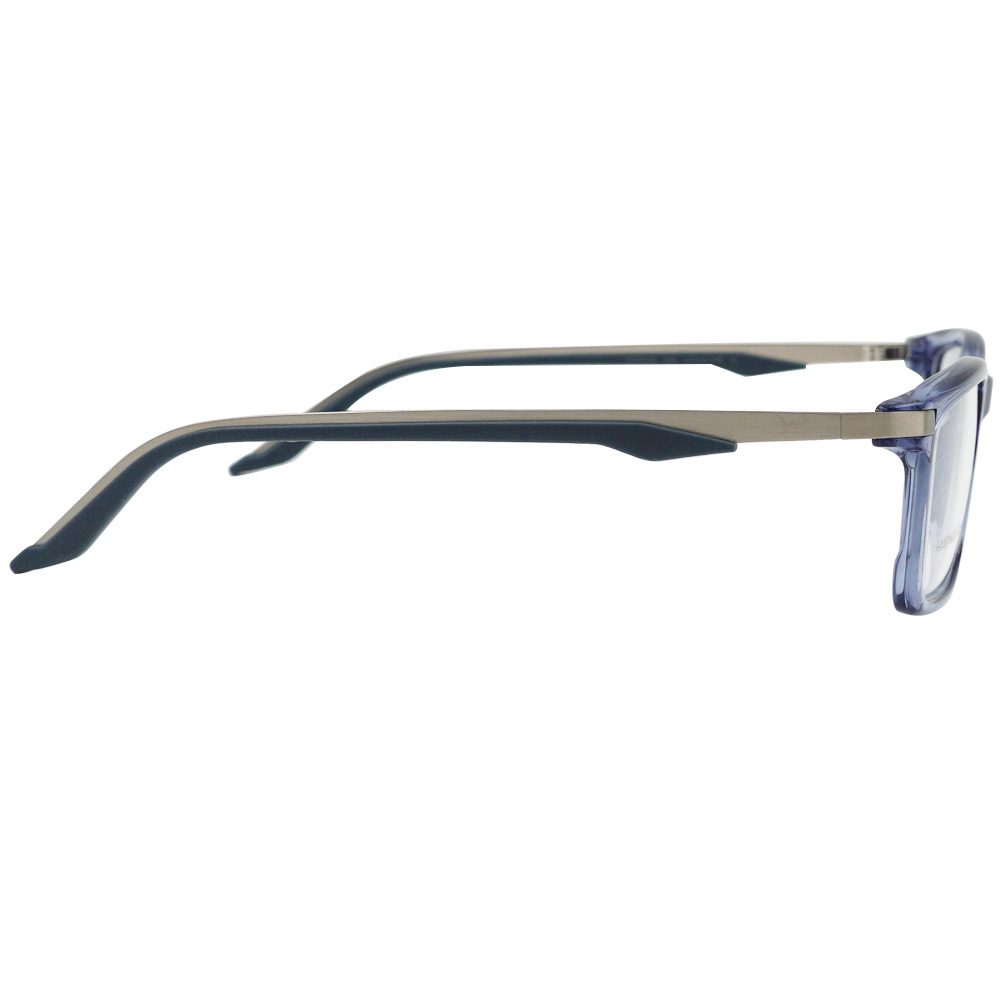 PUMA l 沉著冷靜長方框眼鏡 冰透藍