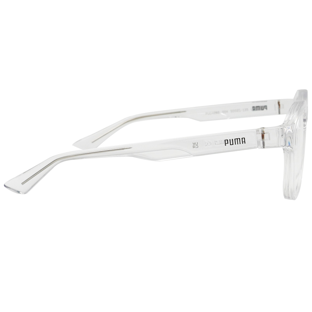 PUMA l 獨樹一格多邊圓框眼鏡 清冷透