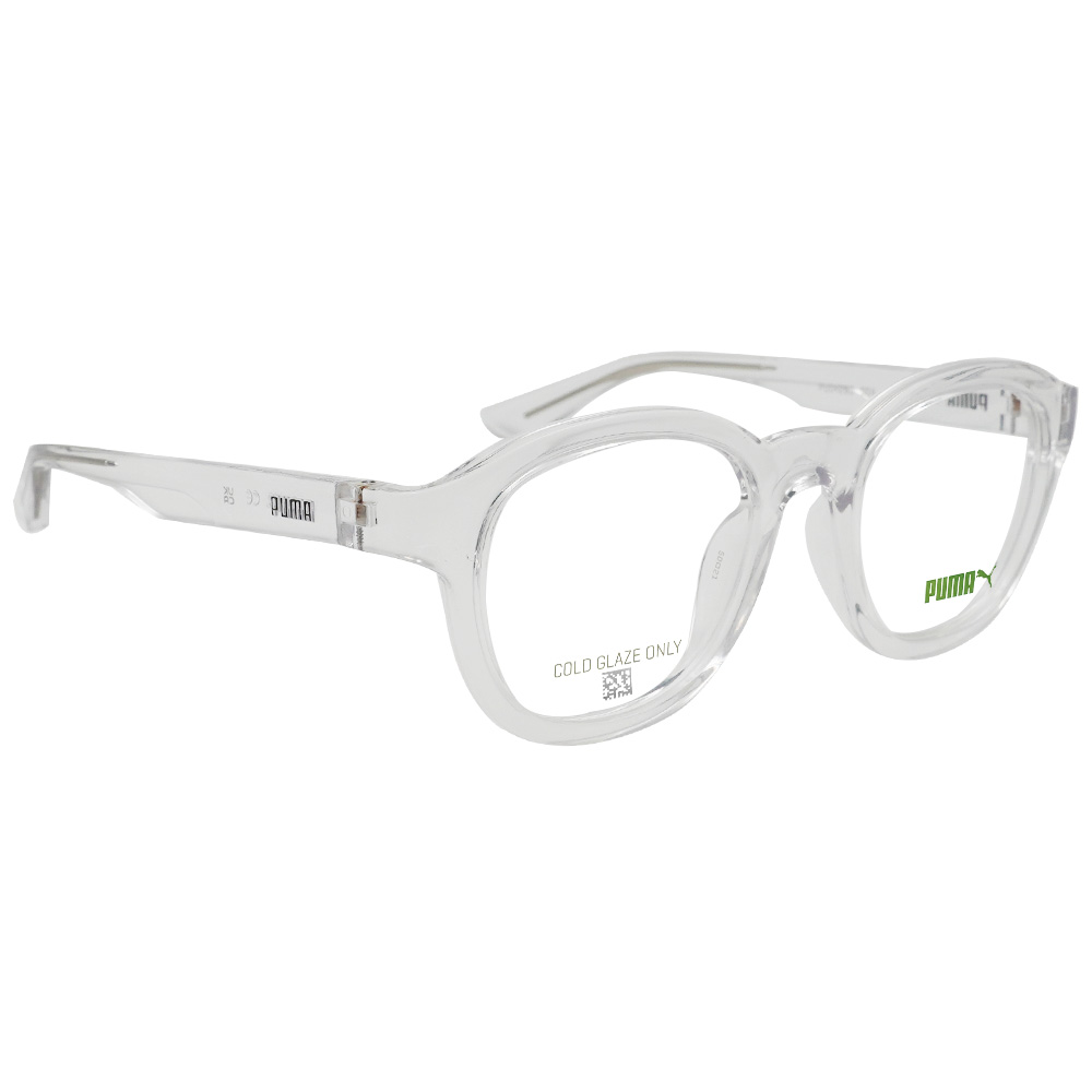 PUMA l 獨樹一格多邊圓框眼鏡 清冷透