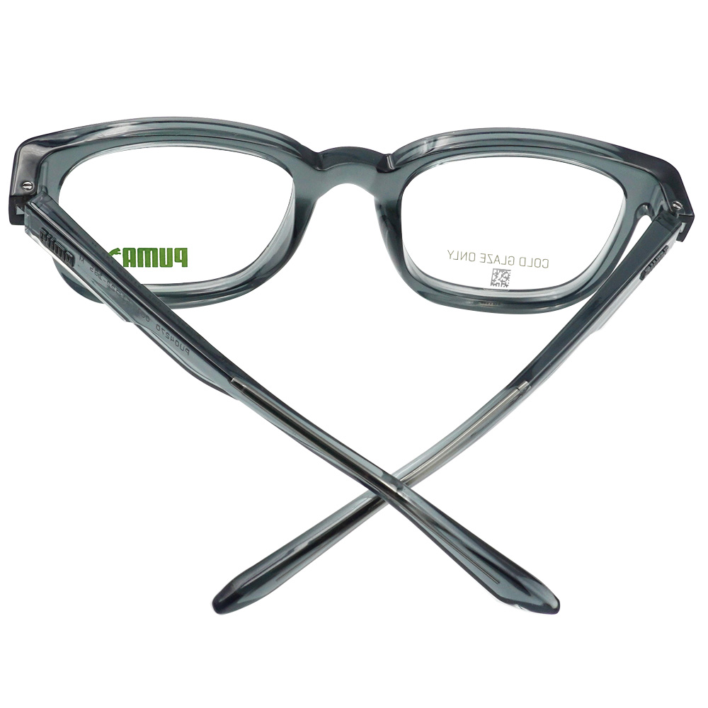 PUMA l 低調質感方框眼鏡 玄鐵灰