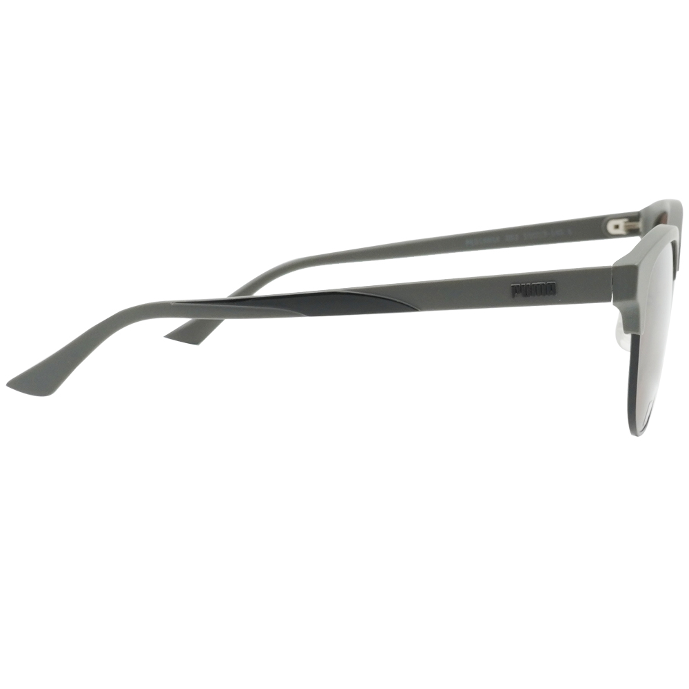 PUMA l 潮漾眉框太陽眼鏡 水泥灰