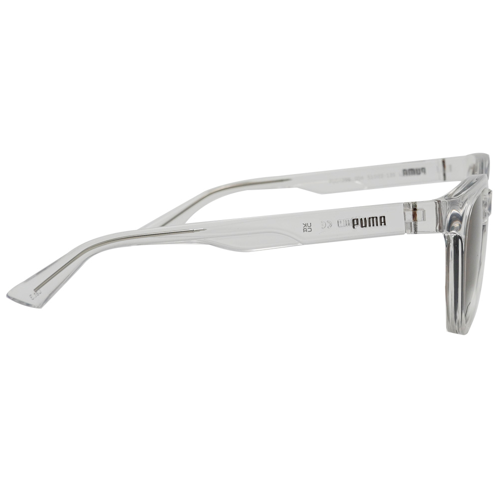 PUMA l 潮趣旅人波士頓框太陽眼鏡 冰晶透