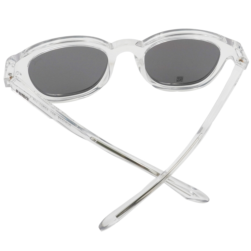 PUMA l 嬉皮潮流圓框太陽眼鏡 俏皮透