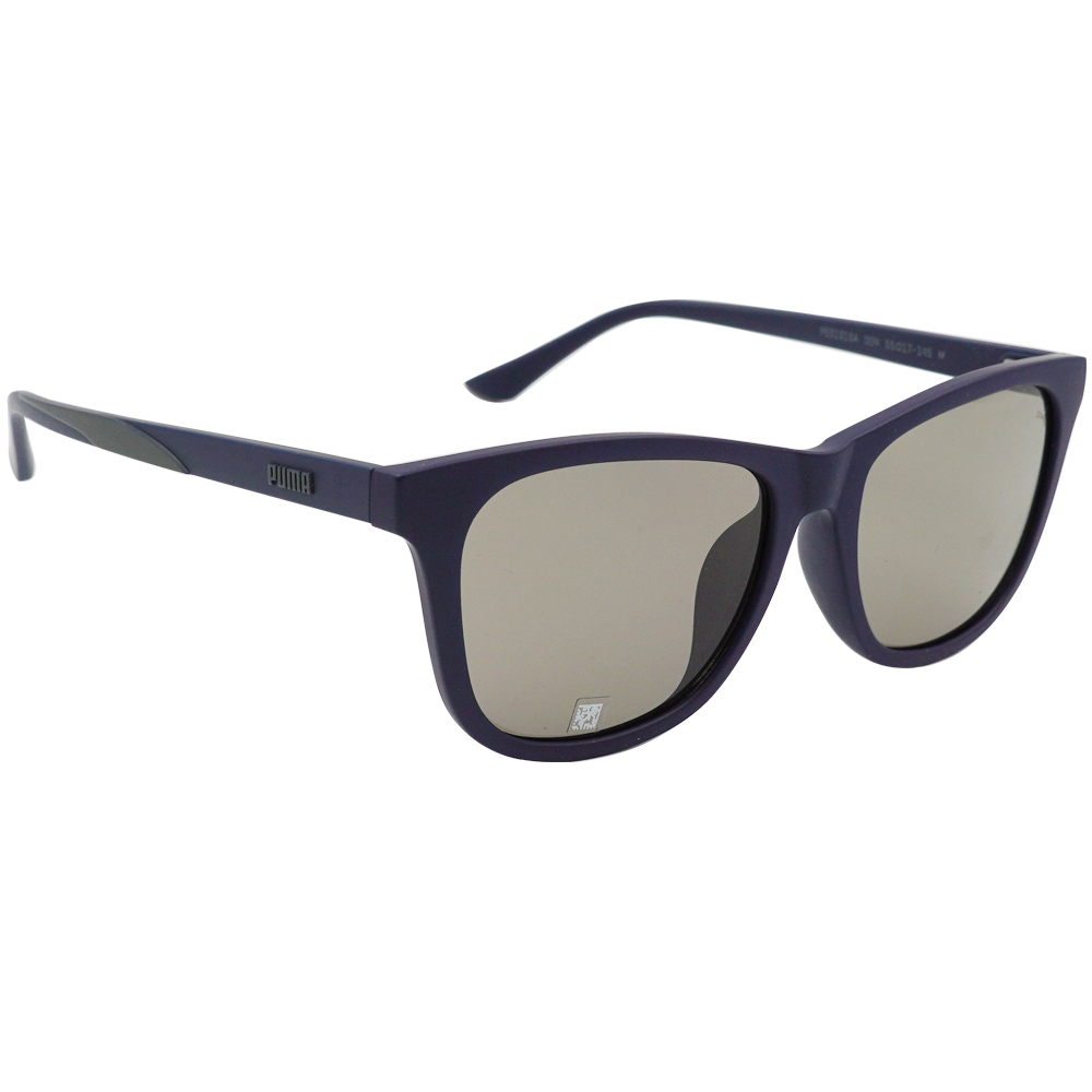 PUMA l 靜謐款方框太陽眼鏡 消光藍