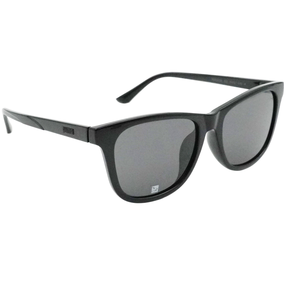 PUMA l 靜謐款方框太陽眼鏡 純淨黑