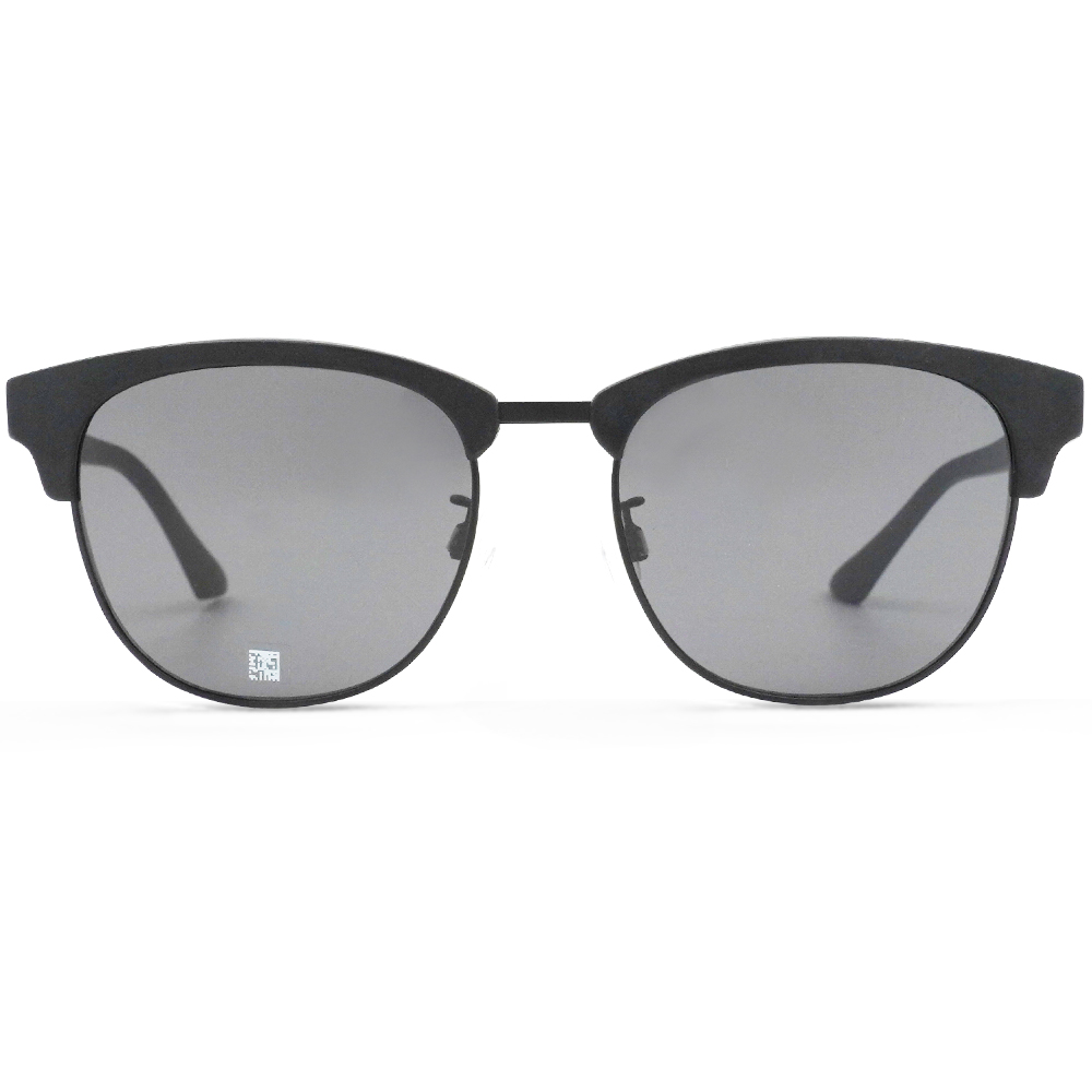 PUMA l 潮漾眉框太陽眼鏡 炭晶黑