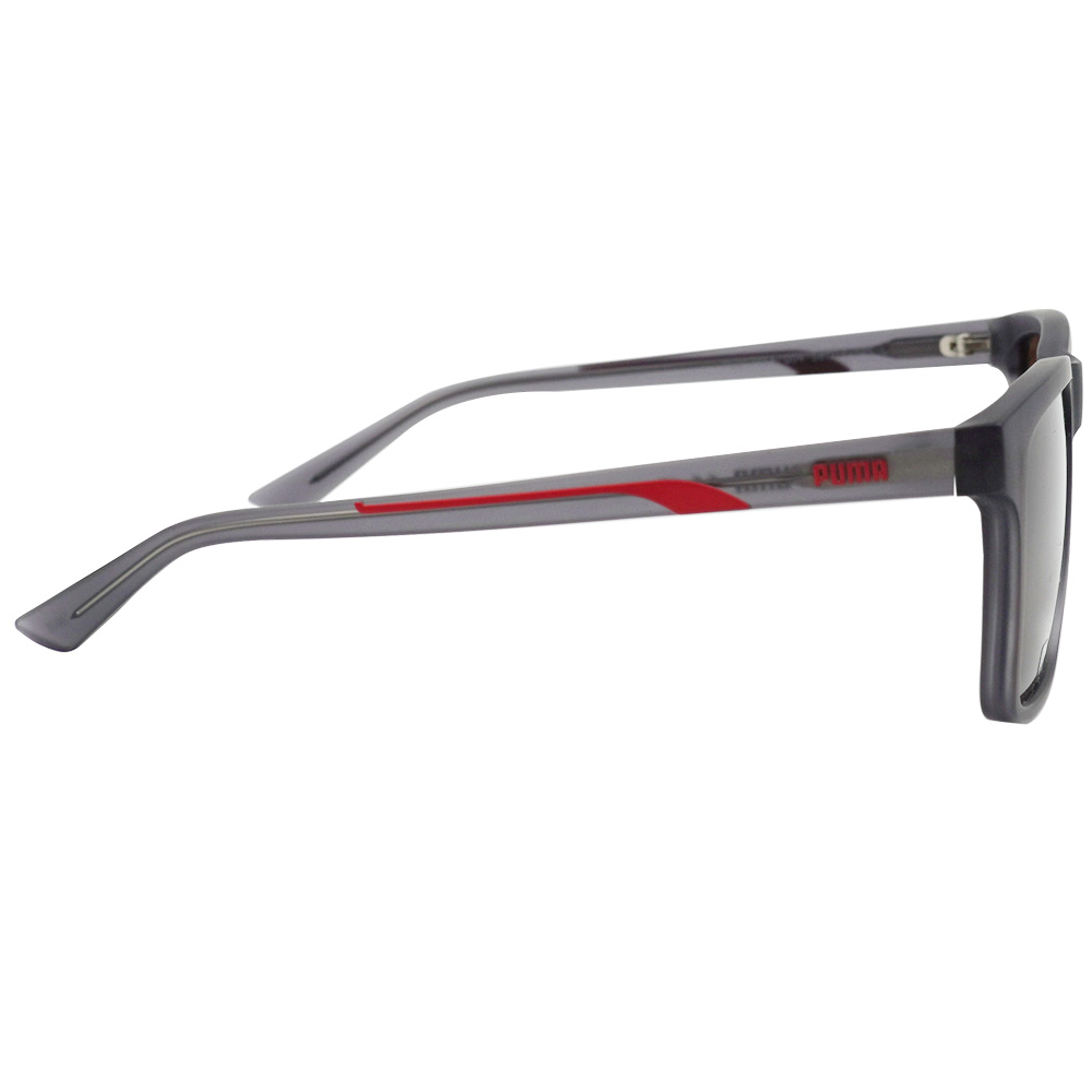 PUMA l 經典紳士方框太陽眼鏡 冷透灰