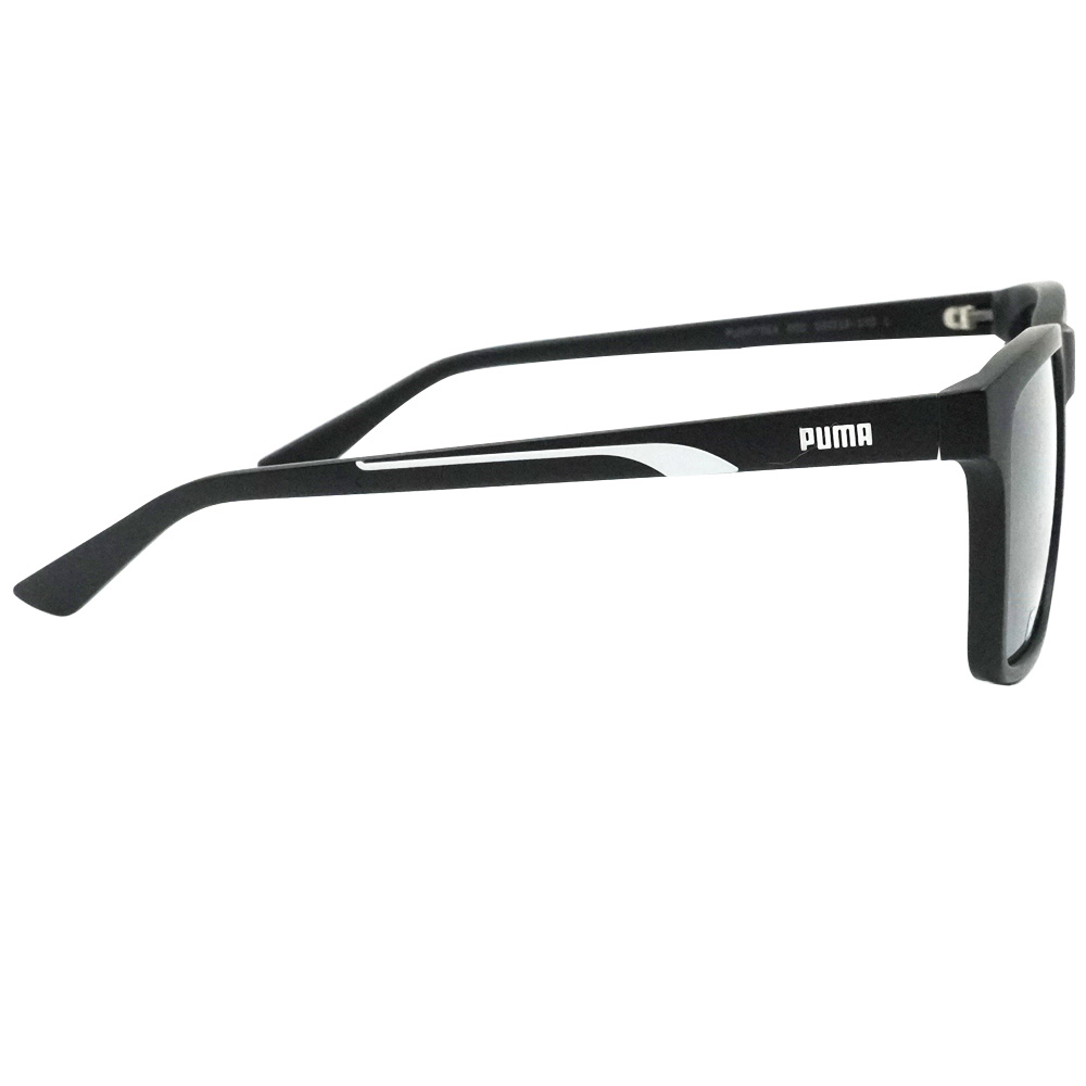 PUMA l 經典紳士方框太陽眼鏡 霧黑白