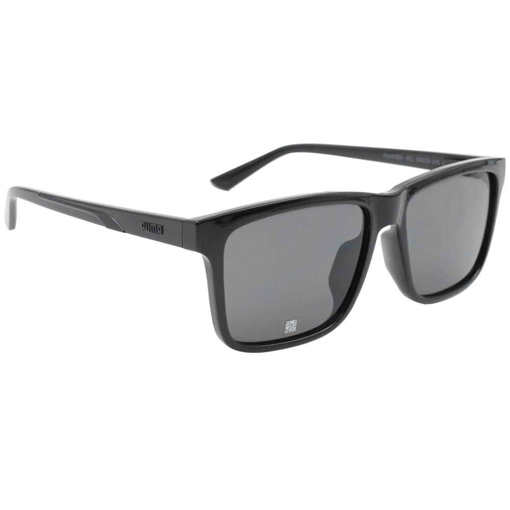 PUMA l 經典紳士方框太陽眼鏡 金剛黑