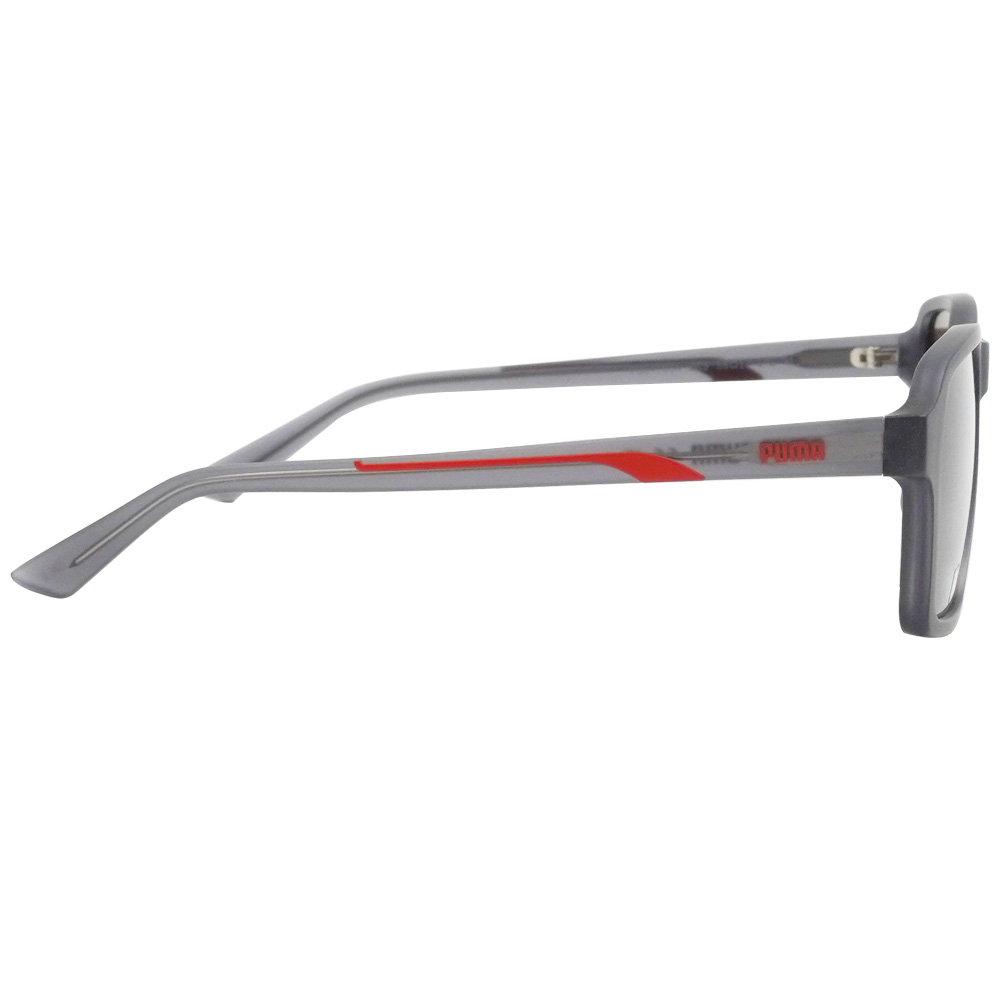 PUMA l 落落大方大方框太陽眼鏡 個性透灰/紅