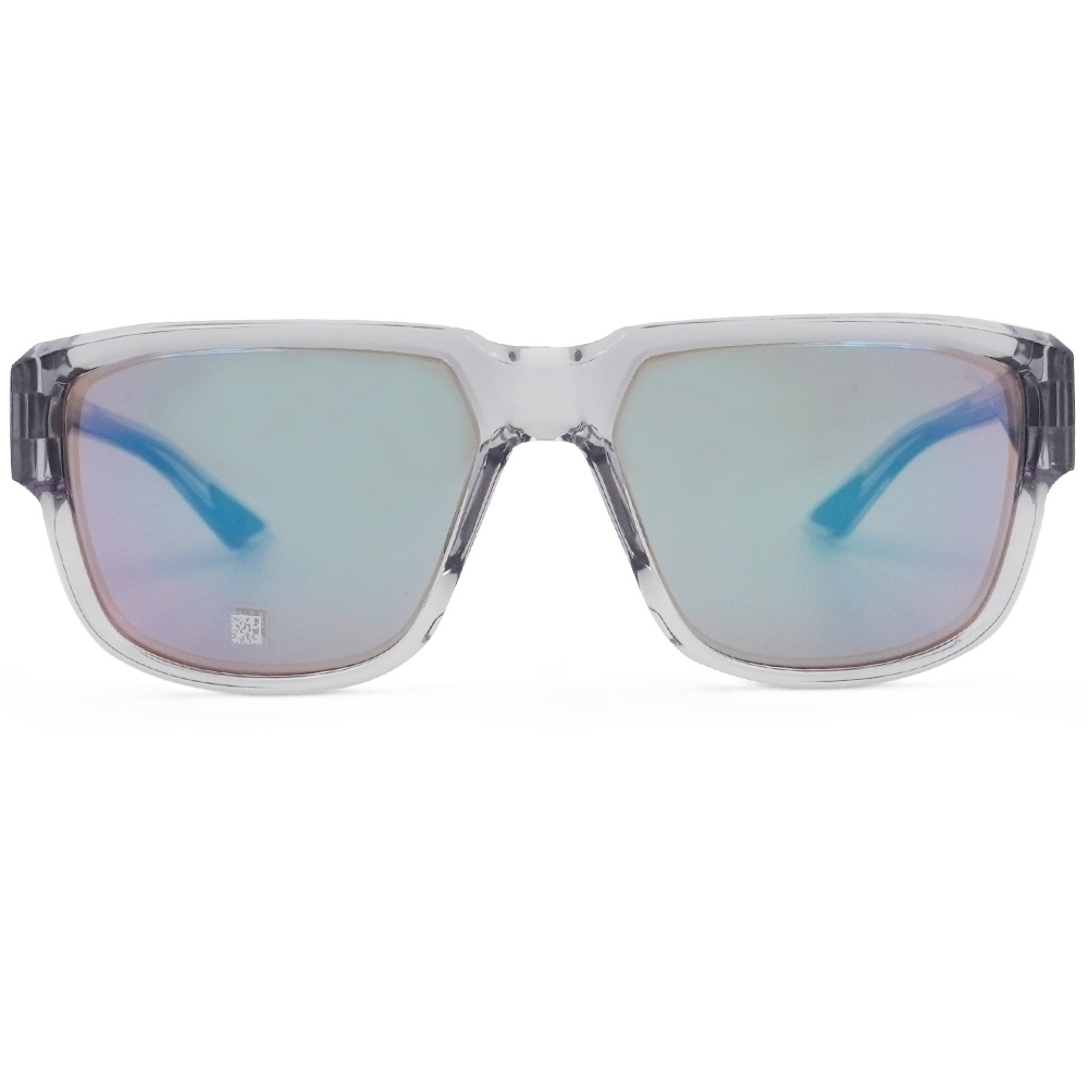 PUMA l 飛馳感多邊框太陽眼鏡 亮透灰