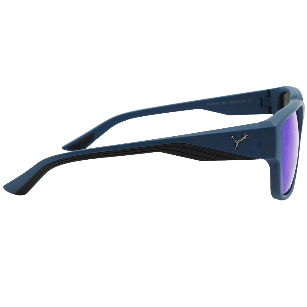 PUMA l 飛馳感多邊框太陽眼鏡 莫藍