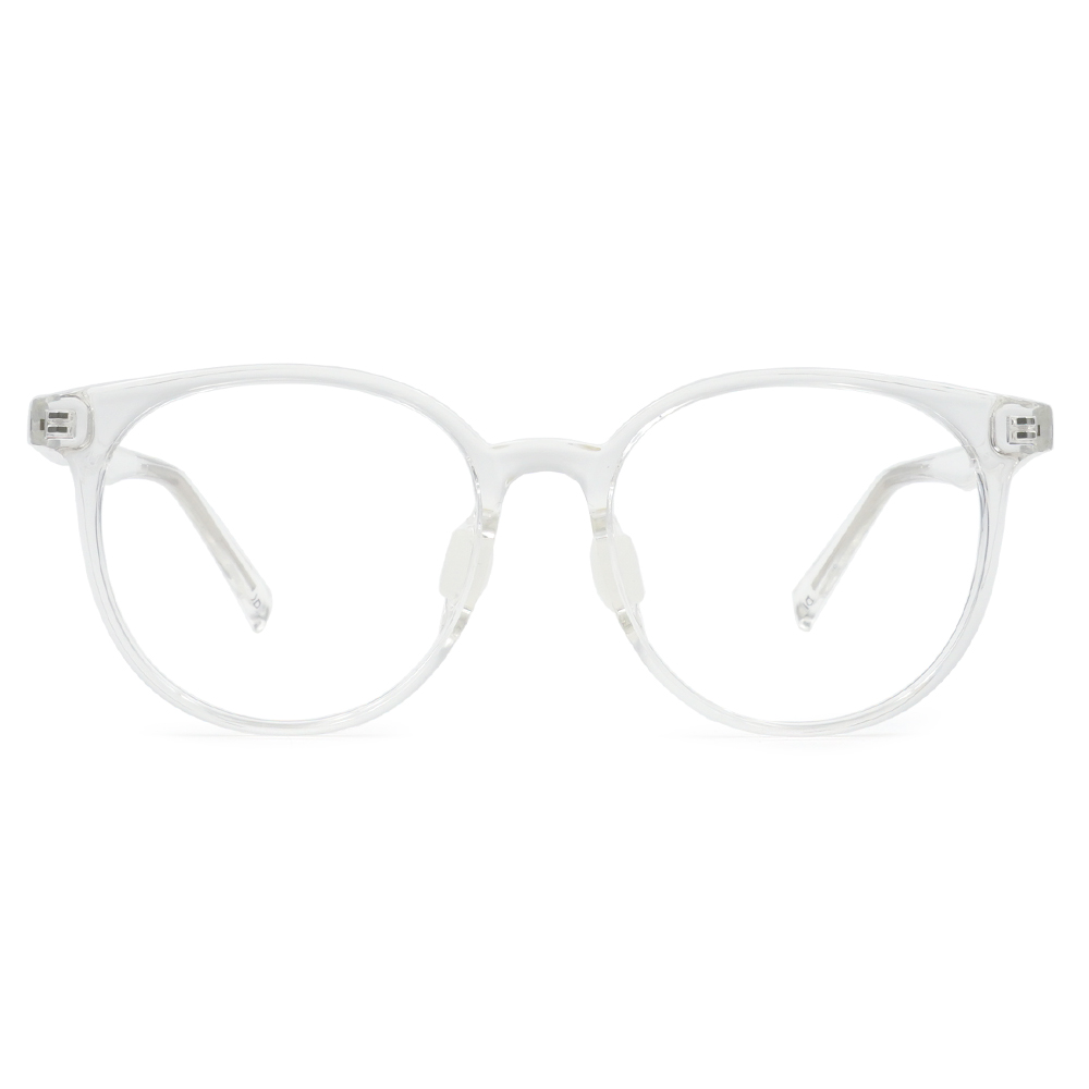 極‧舒適3.0系列 l 百搭波士頓圓框眼鏡 l  冰晶透