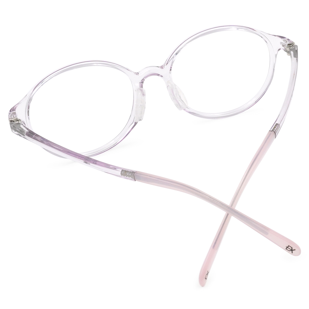 極‧舒適3.0系列 l 小清新圓框眼鏡 l 櫻花粉