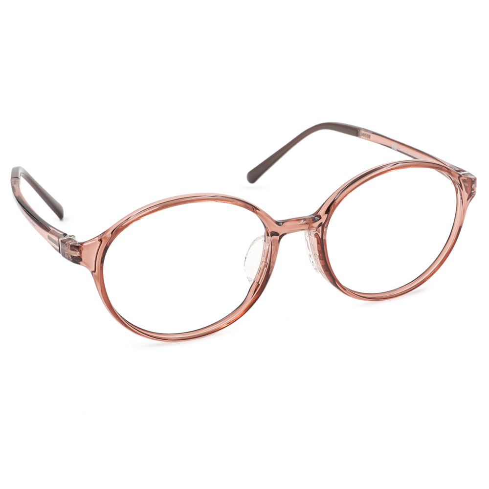 極‧舒適3.0系列 l 小清新圓框眼鏡 l 蜜茶棕