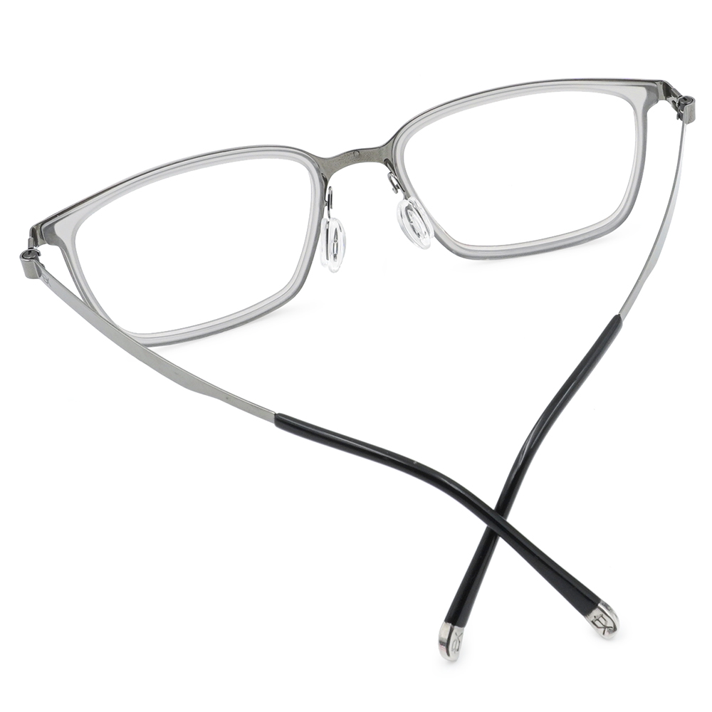 極‧舒適3.0系列 l 機靈方框眼鏡 | 星光銀